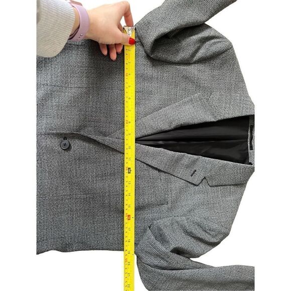 Theory Men’s Structured Blazer in Marled Stretch Wool 36R Slim Fit - Picture 4 of 13